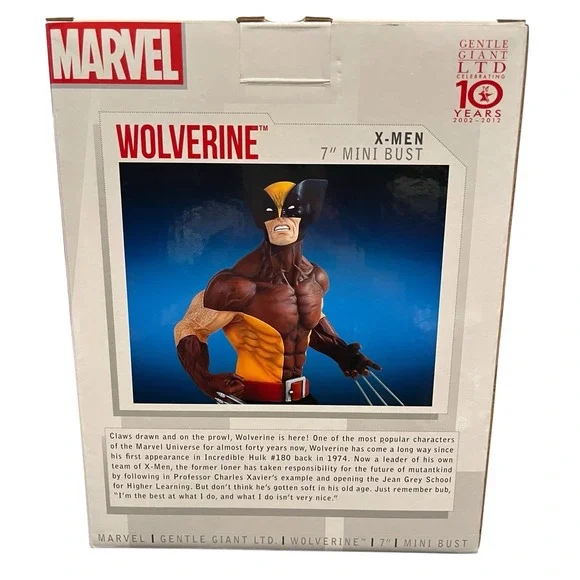 2012 Gentle Giant X-Men Wolverine Mini Bust Limited Edition 7” Figure - Picture 3 of 11